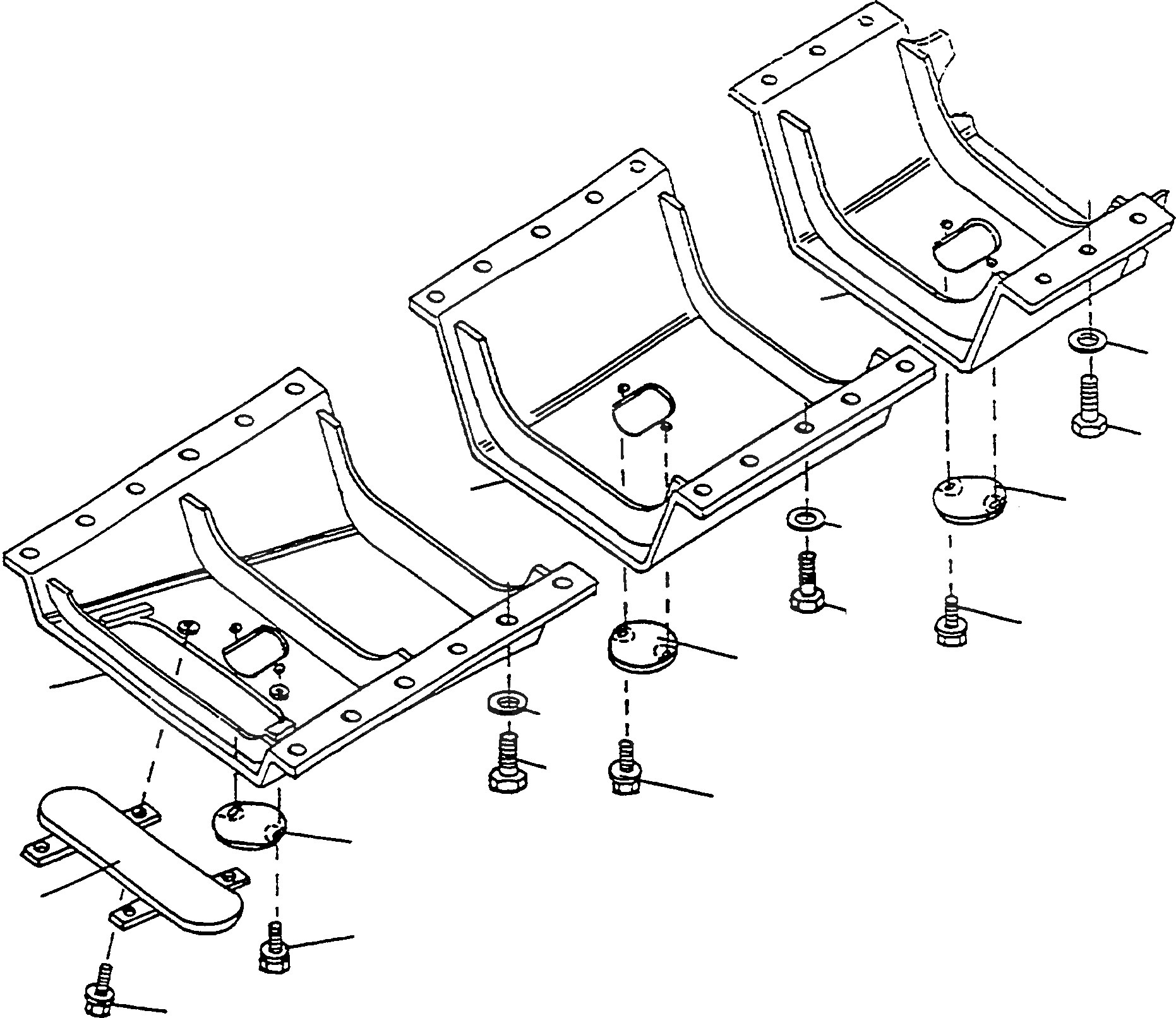 Схема запчастей Komatsu D570E - КУЗОВ GARD ШАССИ И SUPERSTRUCTURE