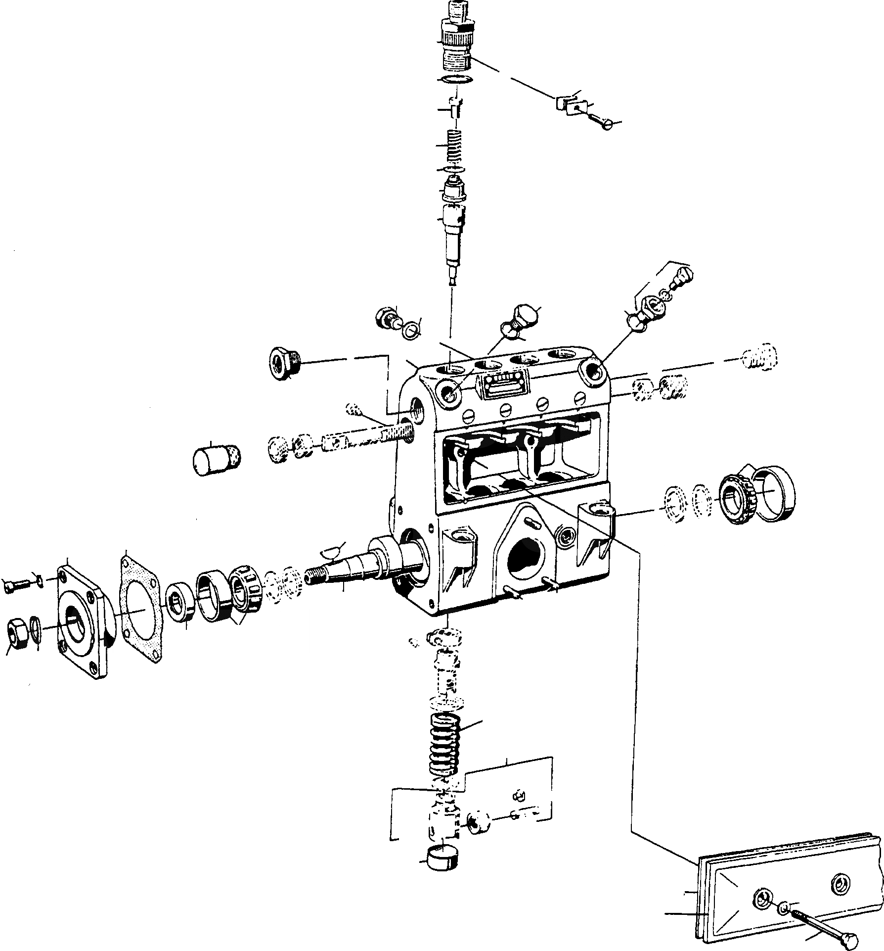 Схема запчастей Komatsu D570E - ТОПЛ. НАСОС, КУЗОВ НАСОС ДВИГАТЕЛЬ, АКСЕССУАРЫ И ЭЛЕКТРИЧ. СИСТЕМА