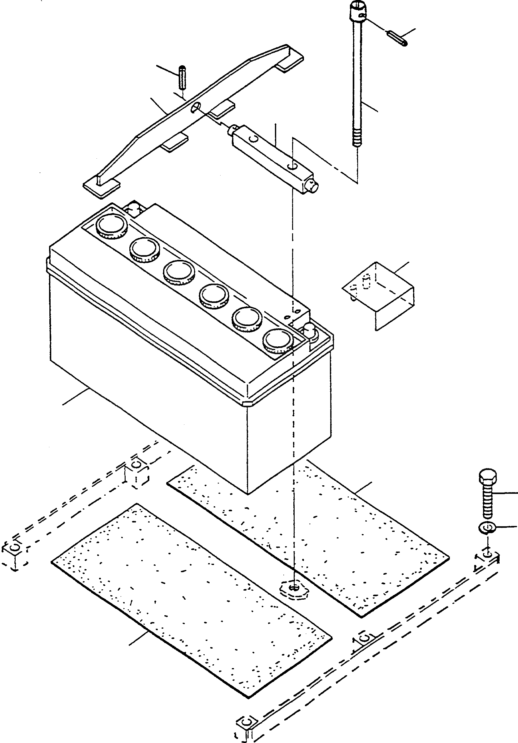 Схема запчастей Komatsu D570E - АККУМУЛЯТОР ДВИГАТЕЛЬ, АКСЕССУАРЫ И ЭЛЕКТРИЧ. СИСТЕМА