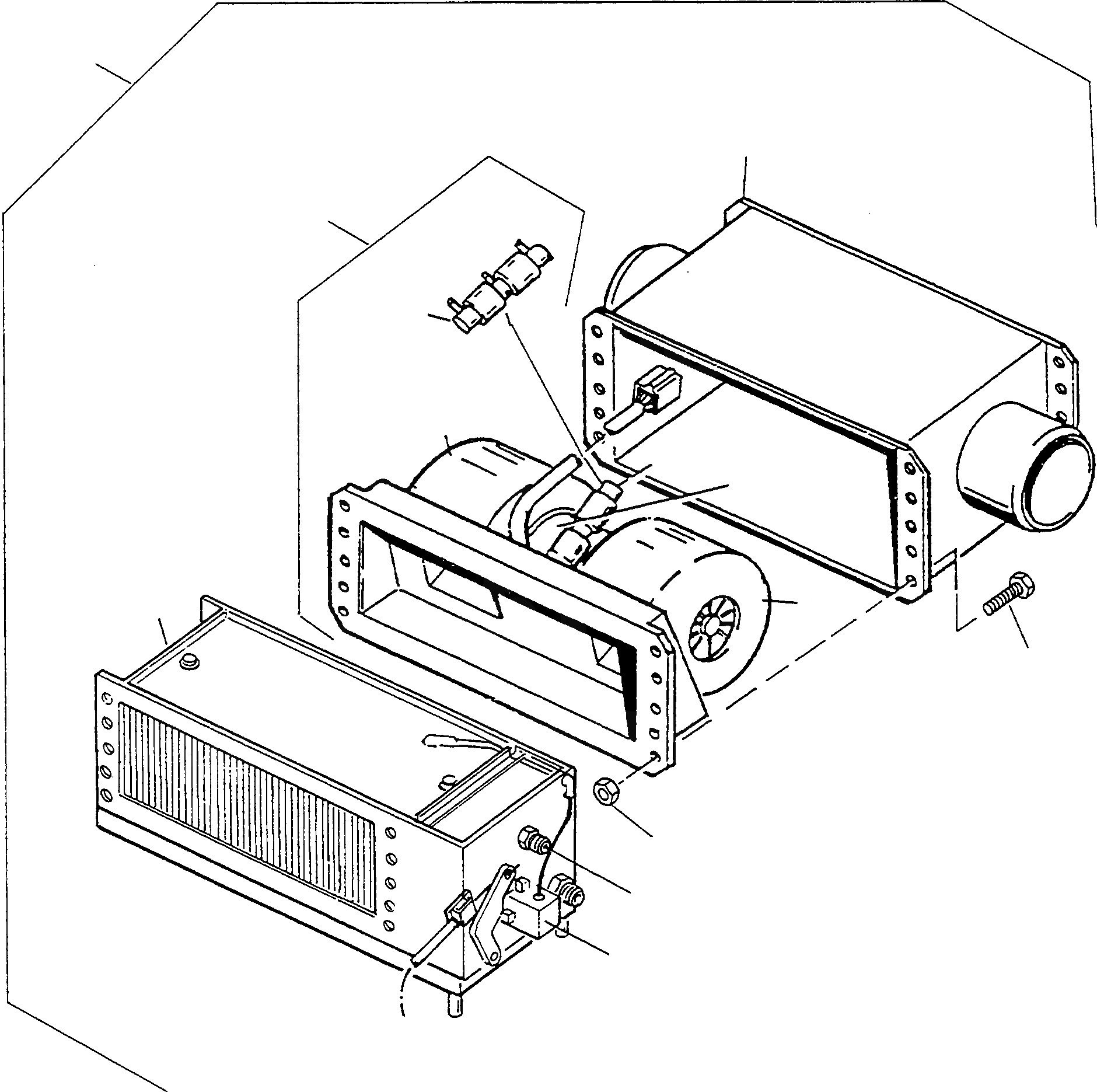 Схема запчастей Komatsu D570E - КОНДИЦ. ВОЗДУХА КОНДИЦ. ВОЗДУХА