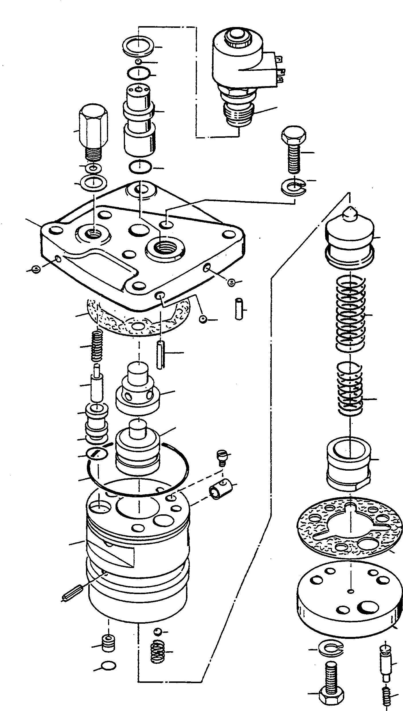 Схема запчастей Komatsu D570E - PRESSURE REGULATING КЛАПАН ТРАНСМИССИЯ И ЗАДН. МОСТ