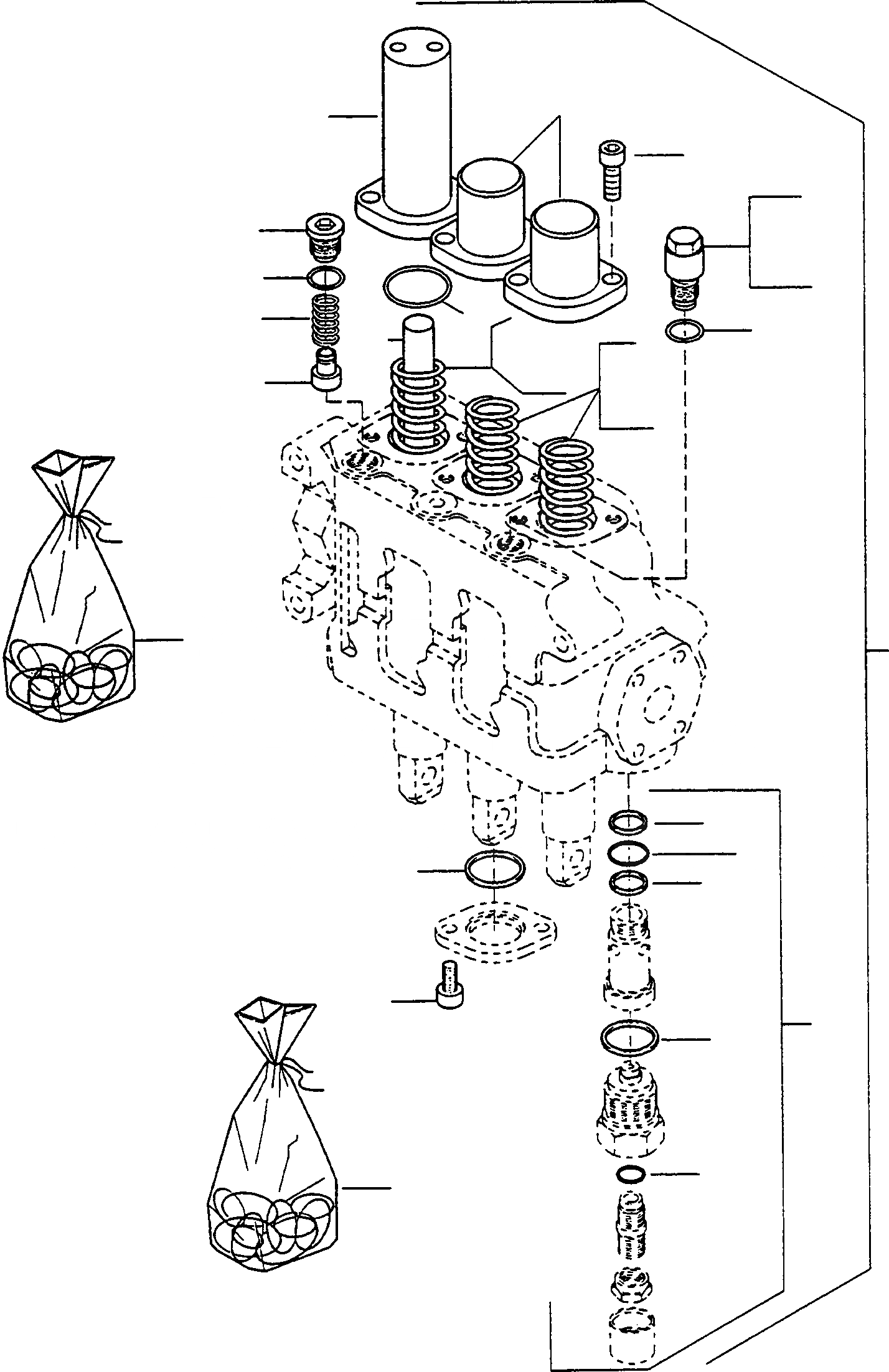 Схема запчастей Komatsu D570E - УПРАВЛЯЮЩ. КЛАПАН УПРАВЛЯЮЩ. КЛАПАН