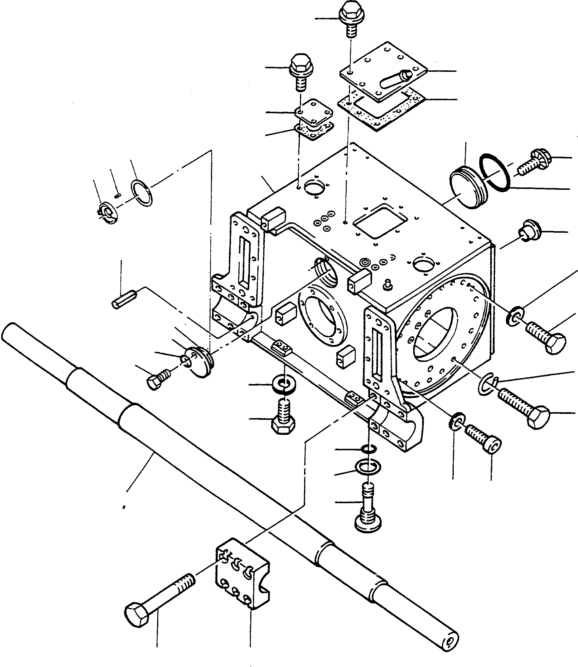 Схема запчастей Komatsu D570E - КОНЕЧНАЯ ПЕРЕДАЧА ТРАНСМИССИЯ И ЗАДН. МОСТ