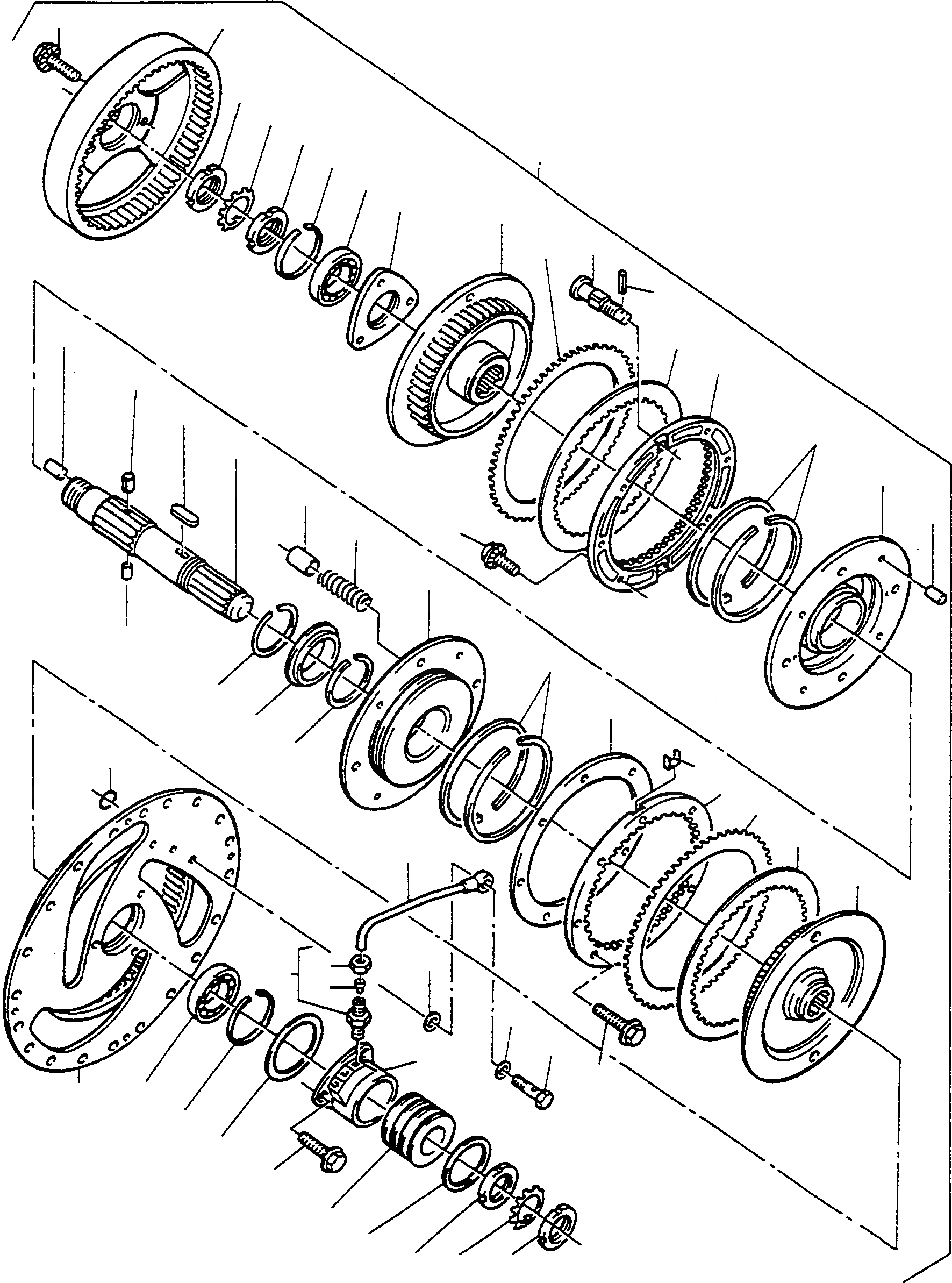 Схема запчастей Komatsu D570E - РУЛЕВ. УПРАВЛЕНИЕ ASSEMBLY СИСТЕМАУПРАВЛЕНИЯ ПОВОРОТОМ, ПЕРЕДНИЙ МОСТ, ТОРМОЗ. СИСТЕМА