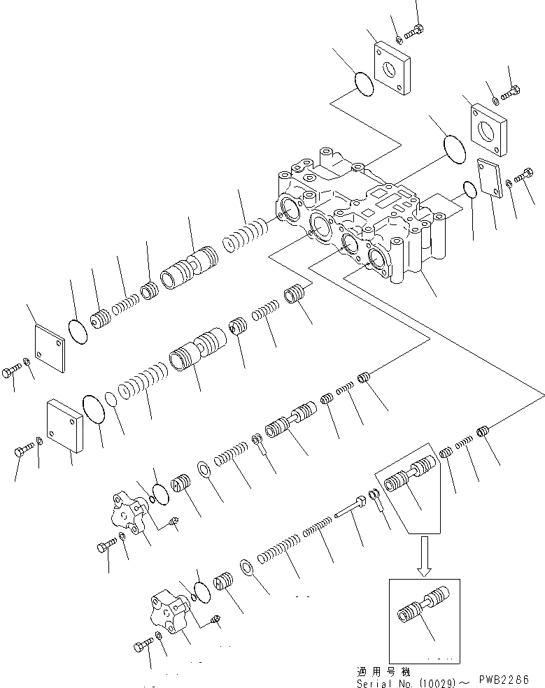 Схема запчастей Komatsu D575A-2 - ГИДРОТРАНСФОРМАТОР КЛАПАН (/) (SUPER DOZER)(№-) ГТР CONVERTOR¤ ТРАНСМИССИЯ¤ РУЛЕВ. УПРАВЛЕНИЕ И КОНЕЧНАЯ ПЕРЕДАЧА