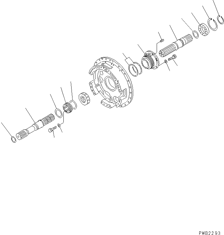 Схема запчастей Komatsu D575A-2 - ТРАНСМИССИЯ (/)¤ ВХОД И ВЫХОД (SUPER DOZER)(№-) ГТР CONVERTOR¤ ТРАНСМИССИЯ¤ РУЛЕВ. УПРАВЛЕНИЕ И КОНЕЧНАЯ ПЕРЕДАЧА