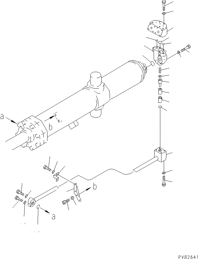 Схема запчастей Komatsu D575A-2 - ЦИЛИНДР ПОДЪЕМА ОТВАЛА (/) (SUPER DOZER)(№-) ОСНОВН. КОМПОНЕНТЫ И РЕМКОМПЛЕКТЫ