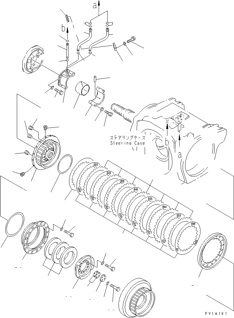 Схема запчастей Komatsu D575A-3 - РУЛЕВ. УПРАВЛЕНИЕ СМАЗКА ТРУБКА И МУФТА ГТР CONVERTOR¤ ТРАНСМИССИЯ¤ РУЛЕВ. УПРАВЛЕНИЕ И КОНЕЧНАЯ ПЕРЕДАЧА