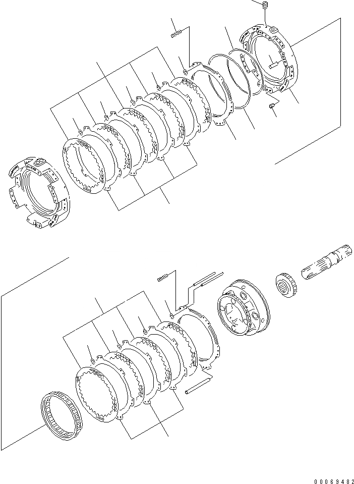 Схема запчастей Komatsu D575A-3 - ТРАНСМИССИЯ (/7) (КОЖУХ) (/) ГТР CONVERTOR¤ ТРАНСМИССИЯ¤ РУЛЕВ. УПРАВЛЕНИЕ И КОНЕЧНАЯ ПЕРЕДАЧА