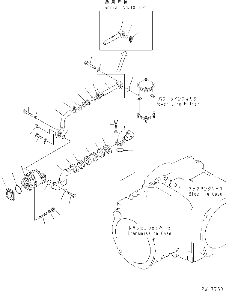 Схема запчастей Komatsu D575A-2 - ГИДРАВЛИКА РУЛ. УПРАВЛЕНИЯ (/) ГТР CONVERTOR¤ ТРАНСМИССИЯ¤ РУЛЕВ. УПРАВЛЕНИЕ И КОНЕЧНАЯ ПЕРЕДАЧА