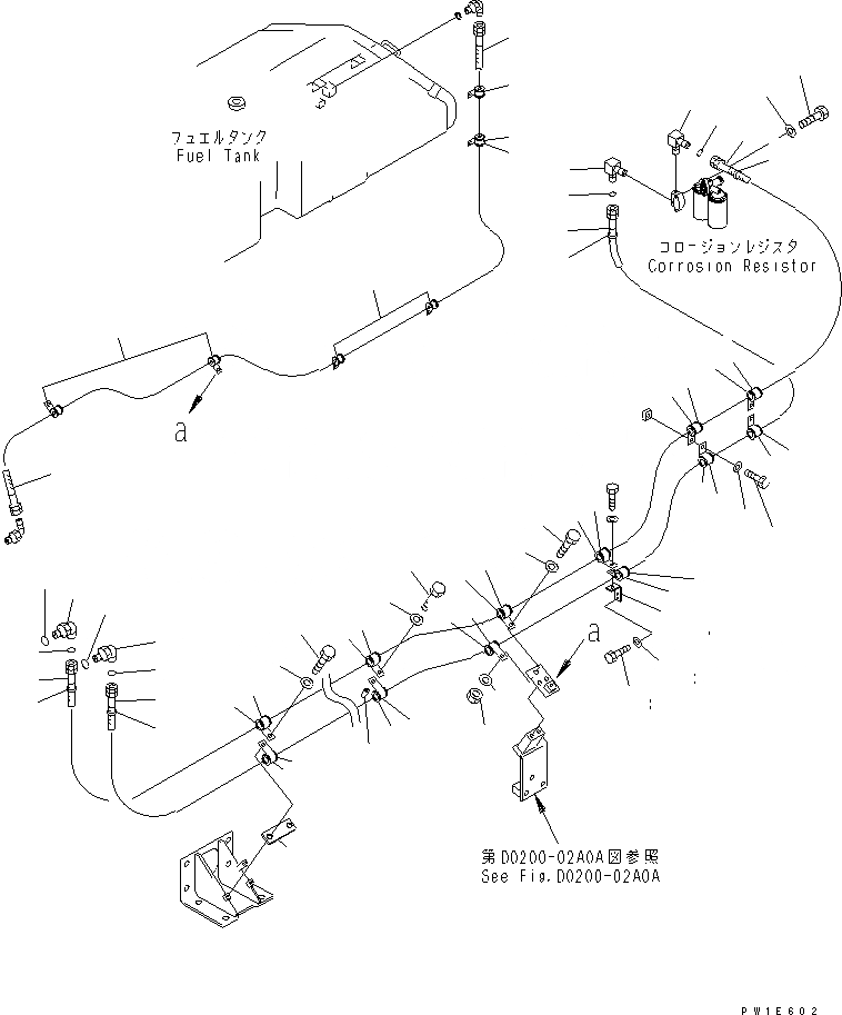 Схема запчастей Komatsu D575A-3 - АНТИКОРРОЗ. ЭЛЕМЕНТ И SPILL ТРУБЫ(№-) ТОПЛИВН. БАК. AND КОМПОНЕНТЫ