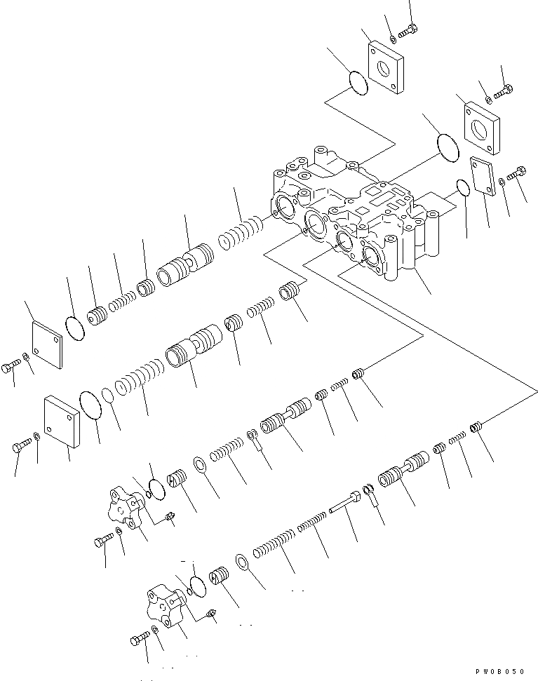 Схема запчастей Komatsu D575A-3 - ГИДРОТРАНСФОРМАТОР КЛАПАН (/) ГТР CONVERTOR¤ ТРАНСМИССИЯ¤ РУЛЕВ. УПРАВЛЕНИЕ И КОНЕЧНАЯ ПЕРЕДАЧА