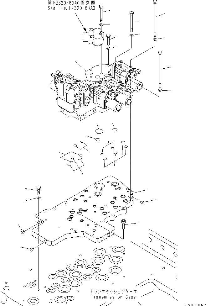 Схема запчастей Komatsu D575A-3 - КЛАПАН УПРАВЛЕНИЯ ТРАНСМИССИЕЙ СИДЕНЬЕ ГТР CONVERTOR¤ ТРАНСМИССИЯ¤ РУЛЕВ. УПРАВЛЕНИЕ И КОНЕЧНАЯ ПЕРЕДАЧА