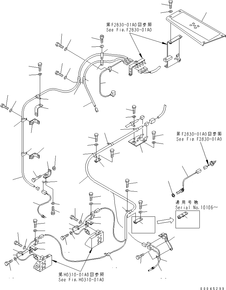 Схема запчастей Komatsu D575A-3 - ЭЛЕКТРИКА (СИЛОВАЯ ПЕРЕДАЧА) (/)(№-) ГТР CONVERTOR¤ ТРАНСМИССИЯ¤ РУЛЕВ. УПРАВЛЕНИЕ И КОНЕЧНАЯ ПЕРЕДАЧА