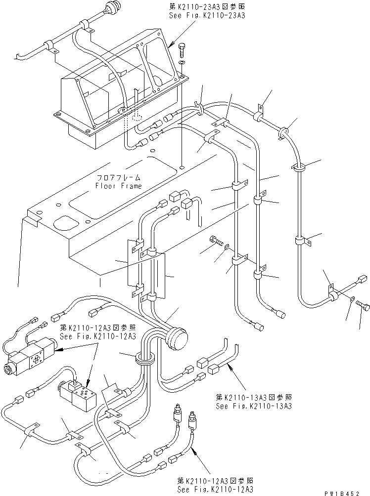 Схема запчастей Komatsu D575A-3 - ПРОВОДКА (Э/ПРОВОДКА ПАНЕЛИ Э/ПРОВОДКА И PPC SIGNAL) КАБИНА ОПЕРАТОРА И СИСТЕМА УПРАВЛЕНИЯ