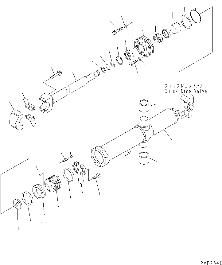 Схема запчастей Komatsu D575A-3 - ЦИЛИНДР ПОДЪЕМА ОТВАЛА (/) (ДЛЯ SUPER DOZER) ОСНОВН. КОМПОНЕНТЫ И РЕМКОМПЛЕКТЫ