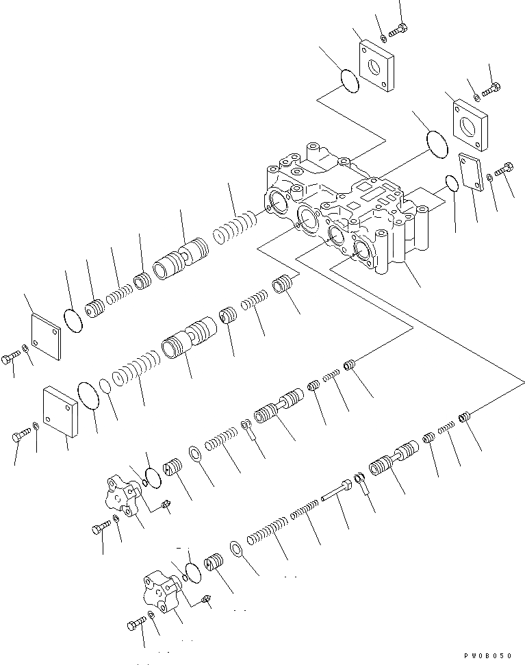 Схема запчастей Komatsu D575A-3-M - ГИДРОТРАНСФОРМАТОР КЛАПАН (/) ГТР CONVERTOR¤ ТРАНСМИССИЯ¤ РУЛЕВ. УПРАВЛЕНИЕ И КОНЕЧНАЯ ПЕРЕДАЧА