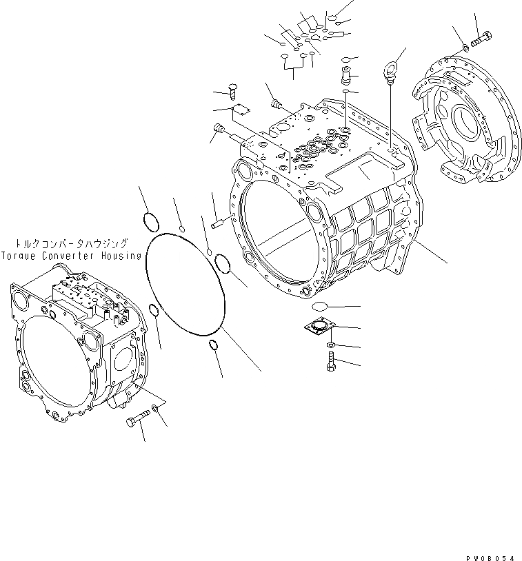 Схема запчастей Komatsu D575A-3-M - ТРАНСМИССИЯ (/) (КОРПУС) ГТР CONVERTOR¤ ТРАНСМИССИЯ¤ РУЛЕВ. УПРАВЛЕНИЕ И КОНЕЧНАЯ ПЕРЕДАЧА