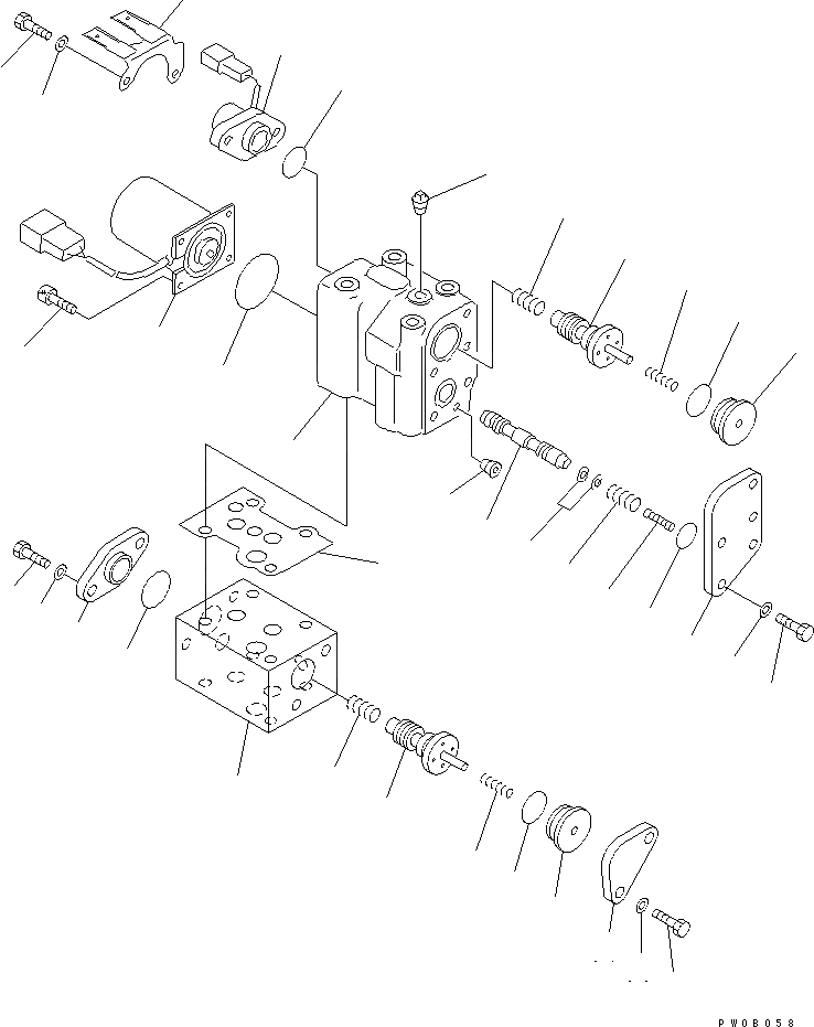 Схема запчастей Komatsu D575A-3-M - КЛАПАН УПРАВЛЕНИЯ ТРАНСМИССИЕЙ (ECMV) (/) ГТР CONVERTOR¤ ТРАНСМИССИЯ¤ РУЛЕВ. УПРАВЛЕНИЕ И КОНЕЧНАЯ ПЕРЕДАЧА