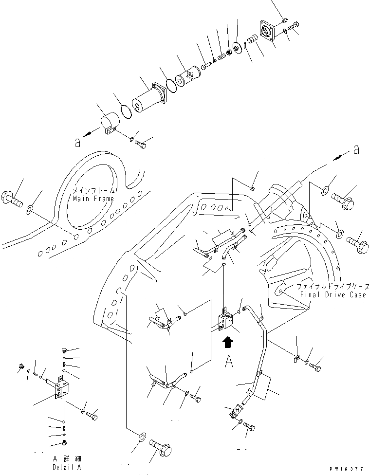 Схема запчастей Komatsu D575A-3-M - КОНЕЧНАЯ ПЕРЕДАЧА (/) (ЛЕВ.) ГТР CONVERTOR¤ ТРАНСМИССИЯ¤ РУЛЕВ. УПРАВЛЕНИЕ И КОНЕЧНАЯ ПЕРЕДАЧА