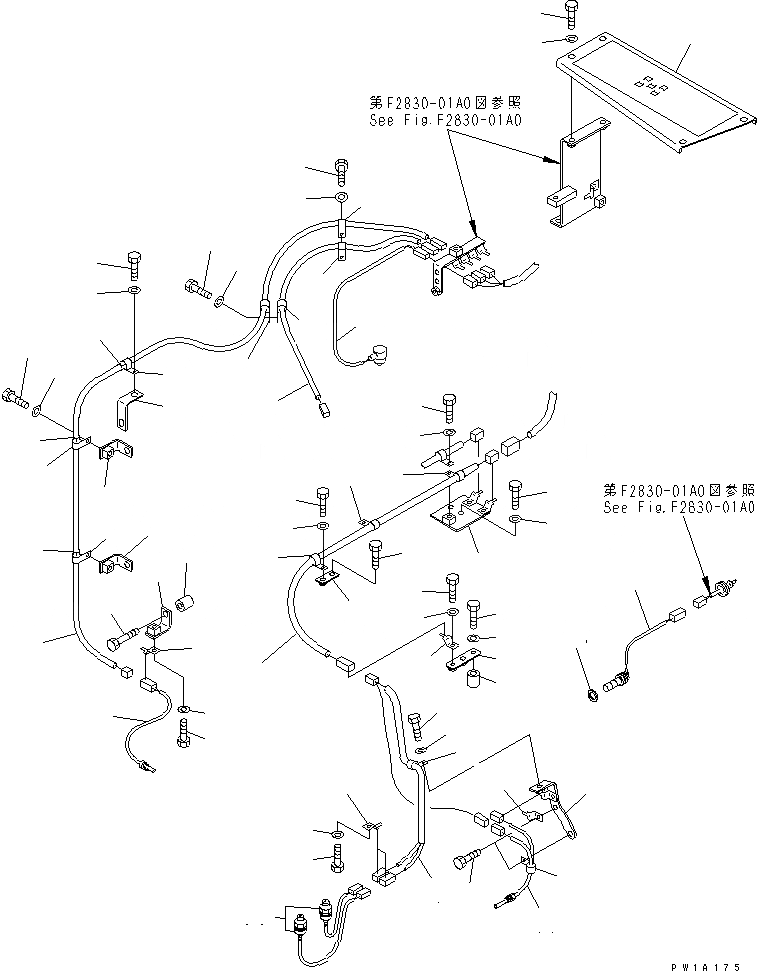 Схема запчастей Komatsu D575A-3-M - ЭЛЕКТРИКА (СИЛОВАЯ ЛИНИЯ) (/)(№-) ГТР CONVERTOR¤ ТРАНСМИССИЯ¤ РУЛЕВ. УПРАВЛЕНИЕ И КОНЕЧНАЯ ПЕРЕДАЧА