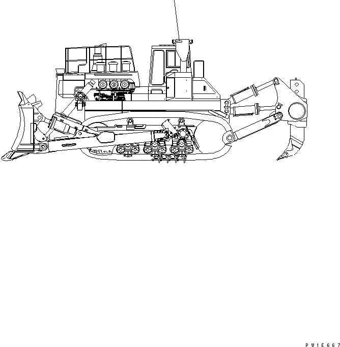 Схема запчастей Komatsu D575A-3-M - МАРКИРОВКА (ДЛЯ ЯПОН.) (R.O.P.S.)(№-) МАРКИРОВКА