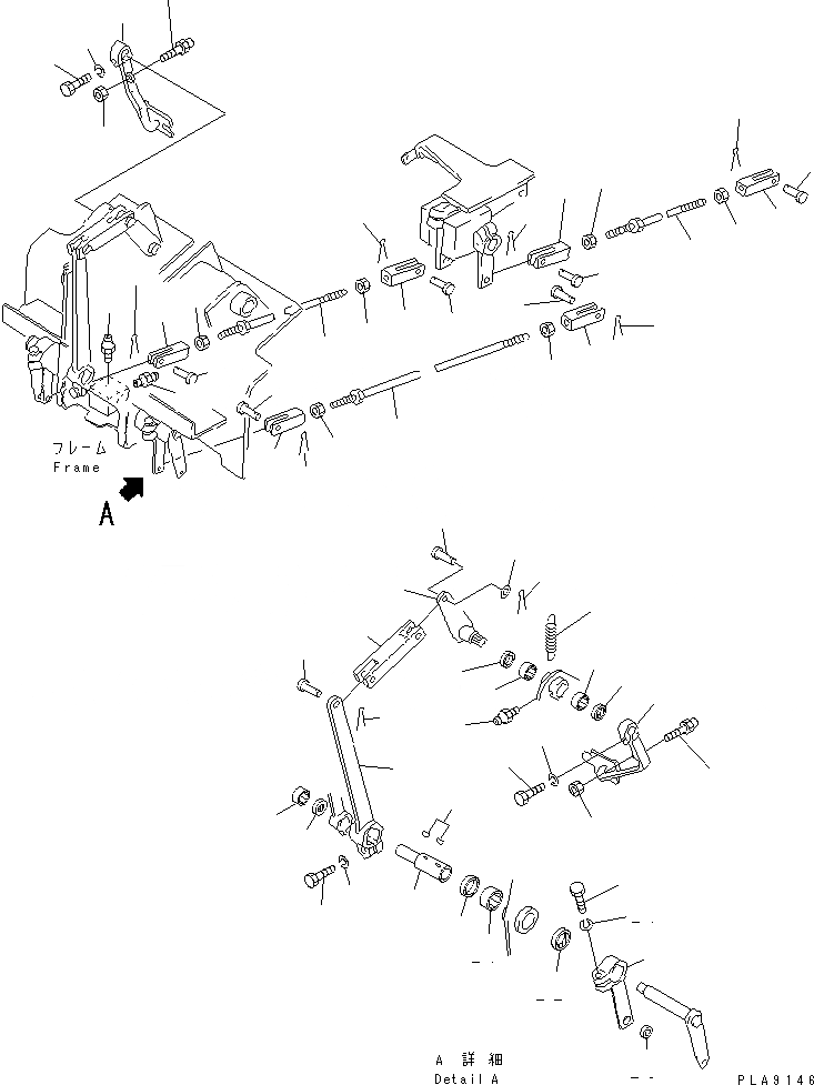 Схема запчастей Komatsu D58E-1B - ПЕДАЛЬ ТОРМОЗА И МЕХАНИЗМ (MONO РЫЧАГ УПРАВЛ-Е СПЕЦ-Я.)(№87-) КАБИНА ОПЕРАТОРА И СИСТЕМА УПРАВЛЕНИЯ