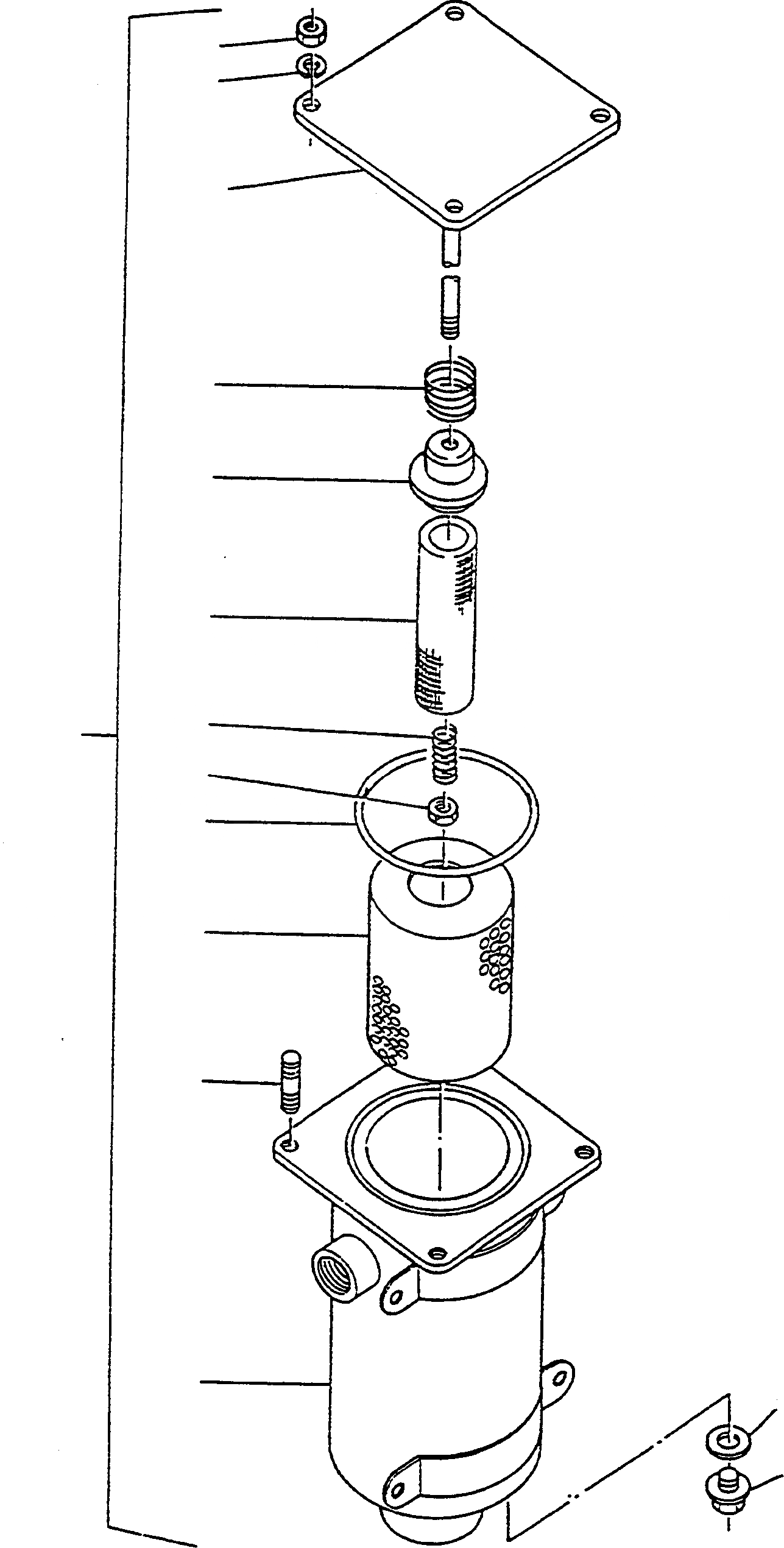 Схема запчастей Komatsu D600D Super - РУЛЕВ. УПРАВЛЕНИЕ, МАСЛ. ФИЛЬТР СИСТЕМАУПРАВЛЕНИЯ ПОВОРОТОМ, ПЕРЕДНИЙ МОСТ, ТОРМОЗ. СИСТЕМА