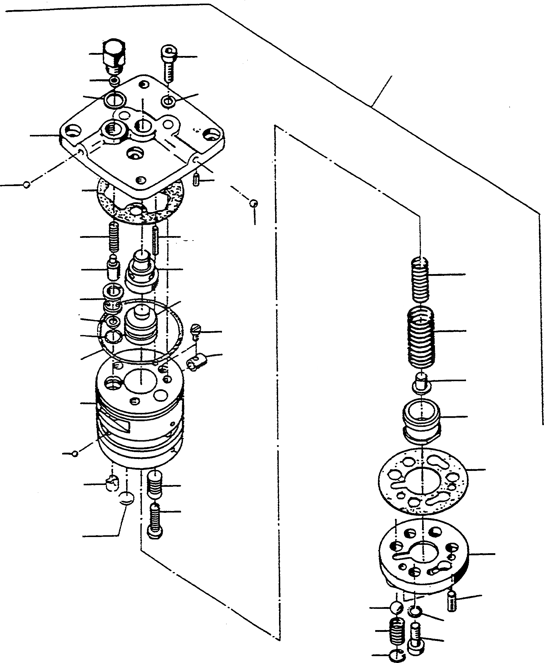 Схема запчастей Komatsu D600D Super - PRESSURE REGULATING КЛАПАН ТРАНСМИССИЯ И ЗАДН. МОСТ