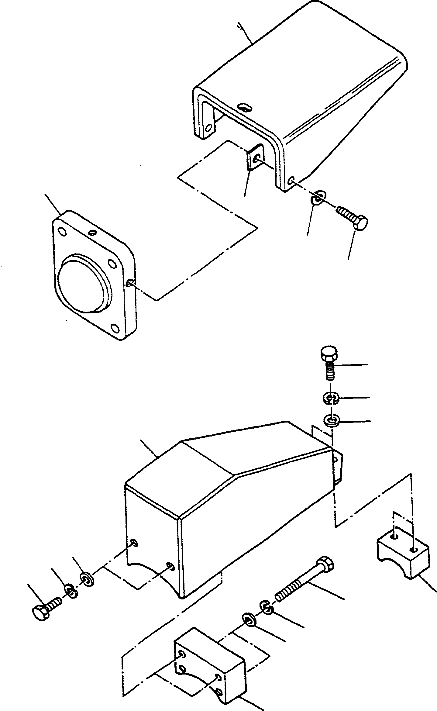 Схема запчастей Komatsu D600D Super - ЦИЛИНДР ЧАСТИ КОРПУСА, НАКЛОН. ОТВАЛ ГИДРАВЛИКА