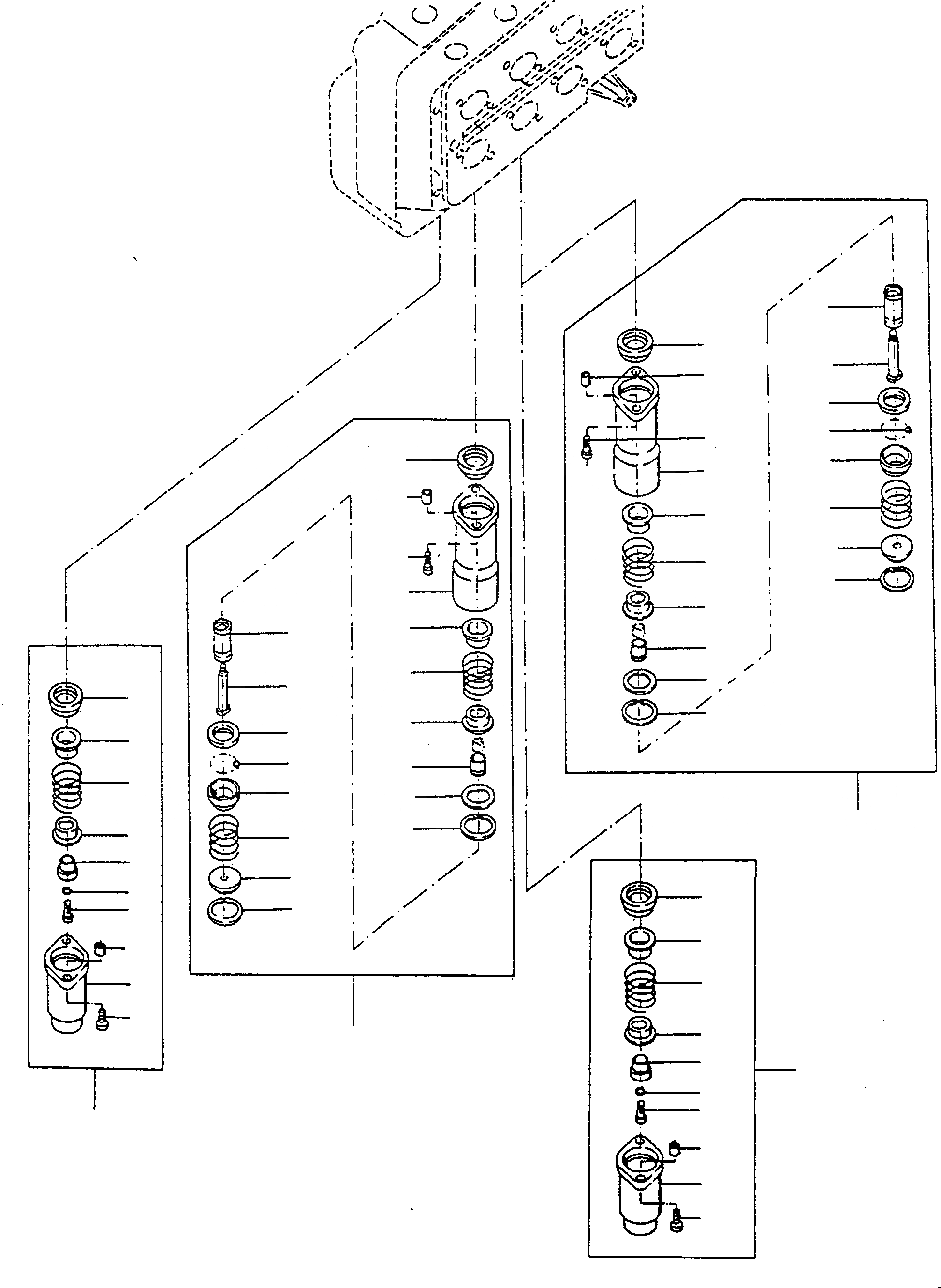 Схема запчастей Komatsu D600D Super - УПРАВЛЯЮЩ. КЛАПАН УПРАВЛЯЮЩ. КЛАПАН