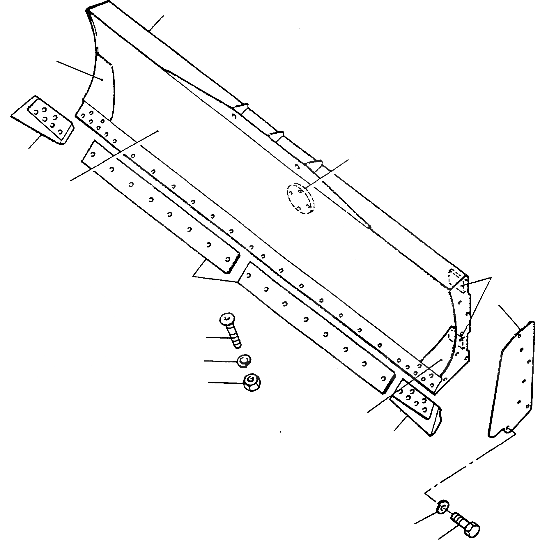 Схема запчастей Komatsu D600D Super - НАКЛОН. SWIVEL ЗАЩИТН., СПЕЦ. ОБОРУД-Е ОБОРУД-Е