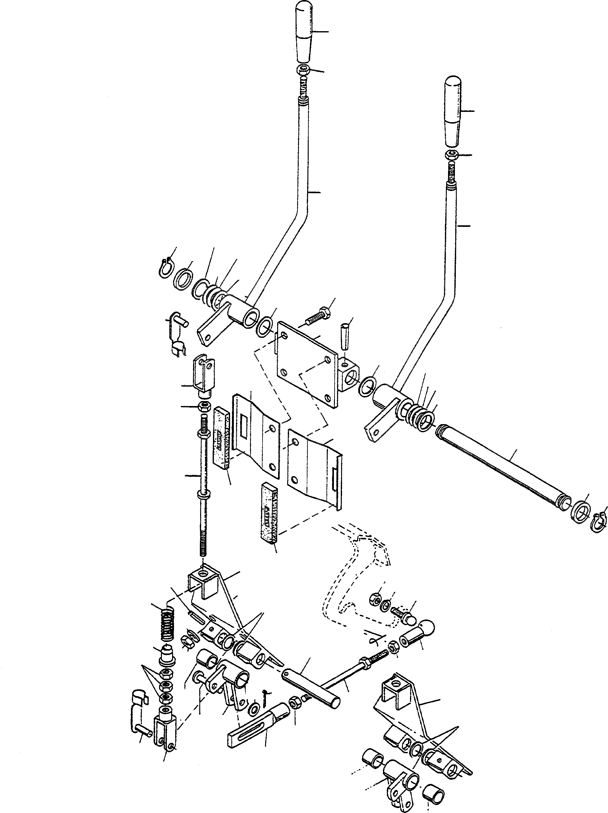 Схема запчастей Komatsu D600D Super - HAND РУЛЕВ. УПРАВЛЕНИЕ СИСТЕМАУПРАВЛЕНИЯ ПОВОРОТОМ, ПЕРЕДНИЙ МОСТ, ТОРМОЗ. СИСТЕМА