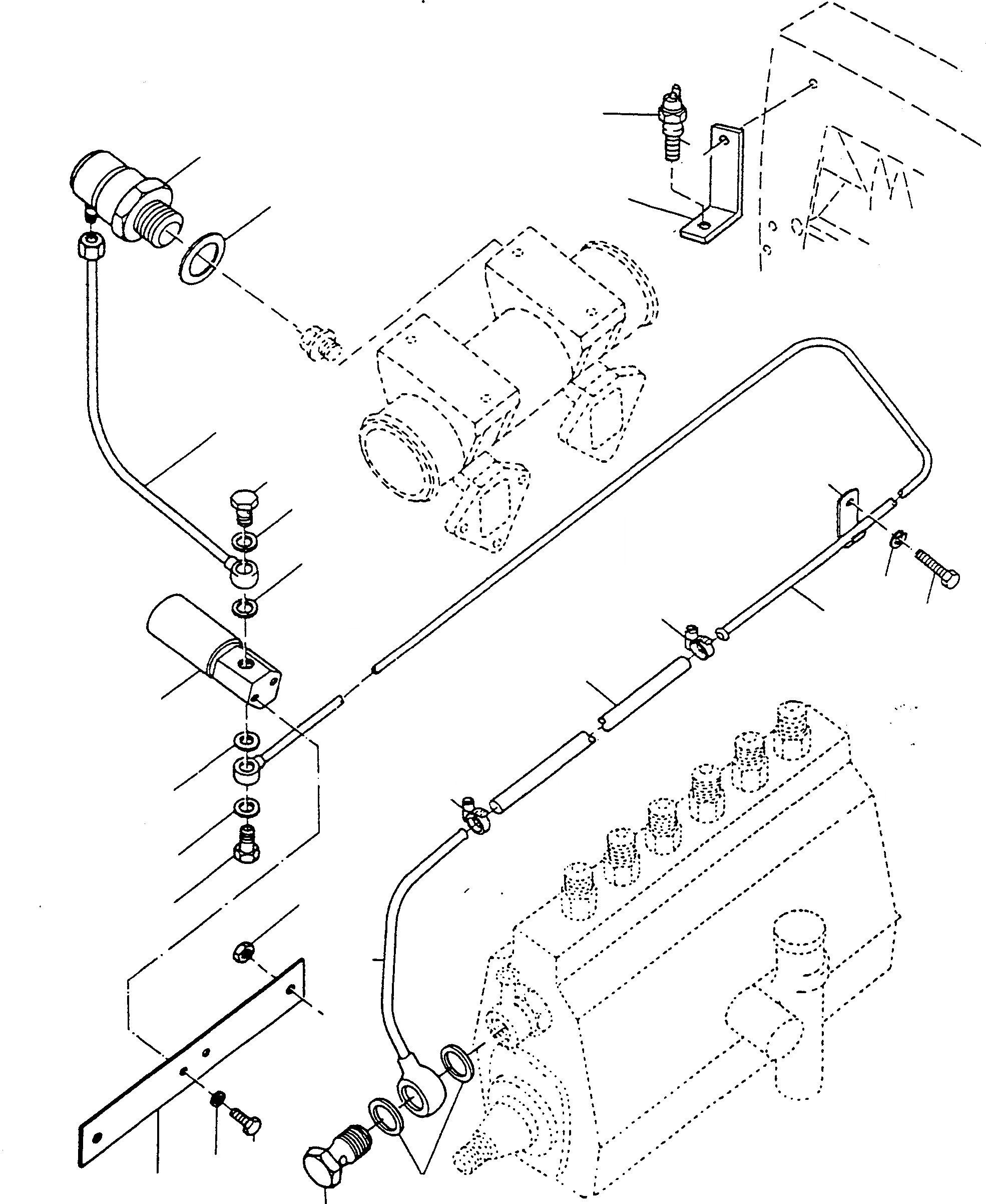Схема запчастей Komatsu D600D Super - FLAME STARTER СИСТЕМА ДВИГАТЕЛЬ, АКСЕССУАРЫ И ЭЛЕКТРИЧ. СИСТЕМА
