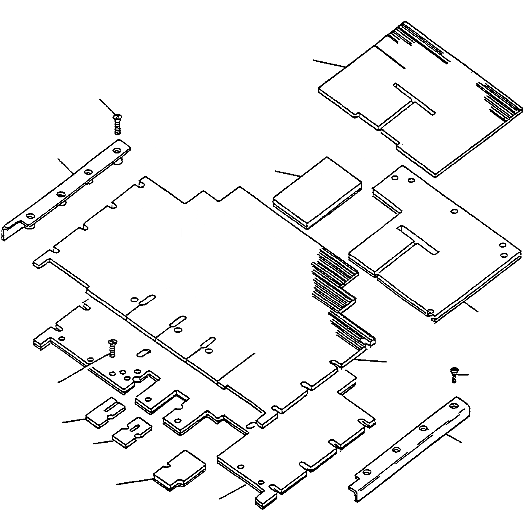 Схема запчастей Komatsu D600D Super - SOUNDЗАЩИТАING OF КАБИНА ШАССИ И SUPERSTRUCTURE
