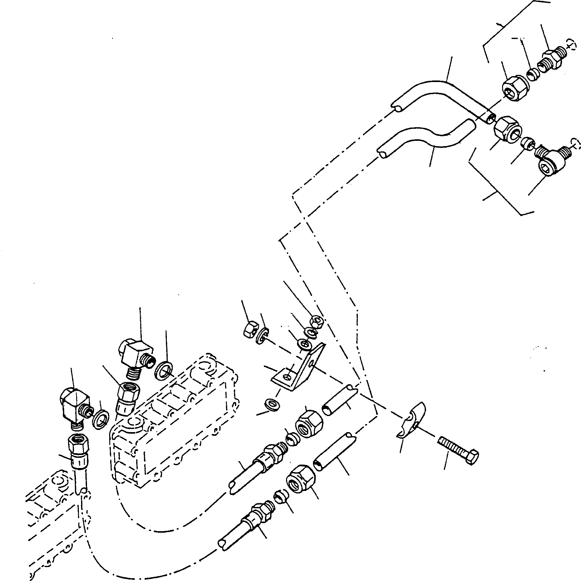 Схема запчастей Komatsu D600D Super - ТРАНСМИССИЯ МАСЛ. ОХЛАЖД-Е, ТРУБЫS ДВИГАТЕЛЬ, АКСЕССУАРЫ И ЭЛЕКТРИЧ. СИСТЕМА