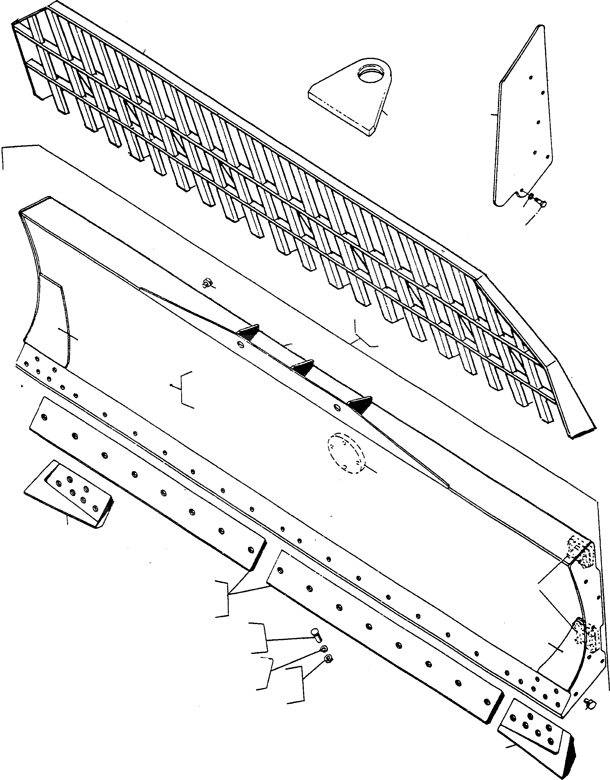 Схема запчастей Komatsu D600D Super - DOZER ОТВАЛ, EXECUTION I ОБОРУД-Е