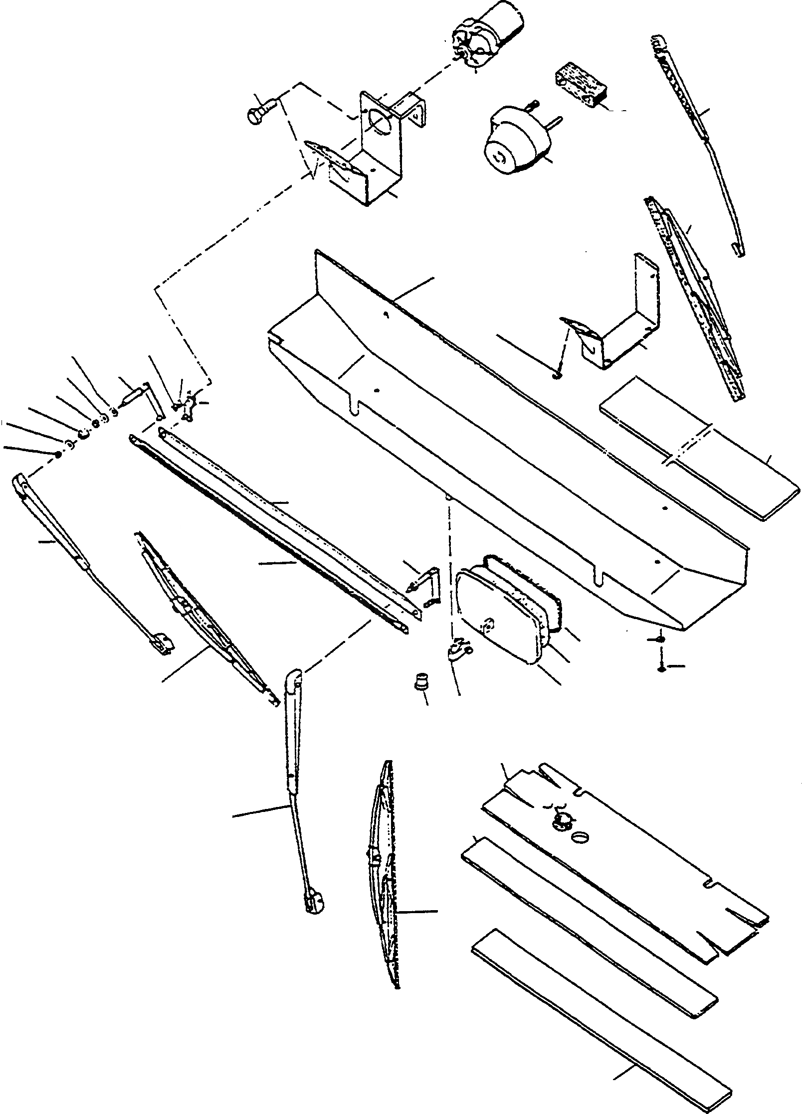 Схема запчастей Komatsu D600D Super - WINDЗАЩИТН.-ДВОРНИКИ-СИСТЕМА ДВИГАТЕЛЬ, АКСЕССУАРЫ И ЭЛЕКТРИЧ. СИСТЕМА