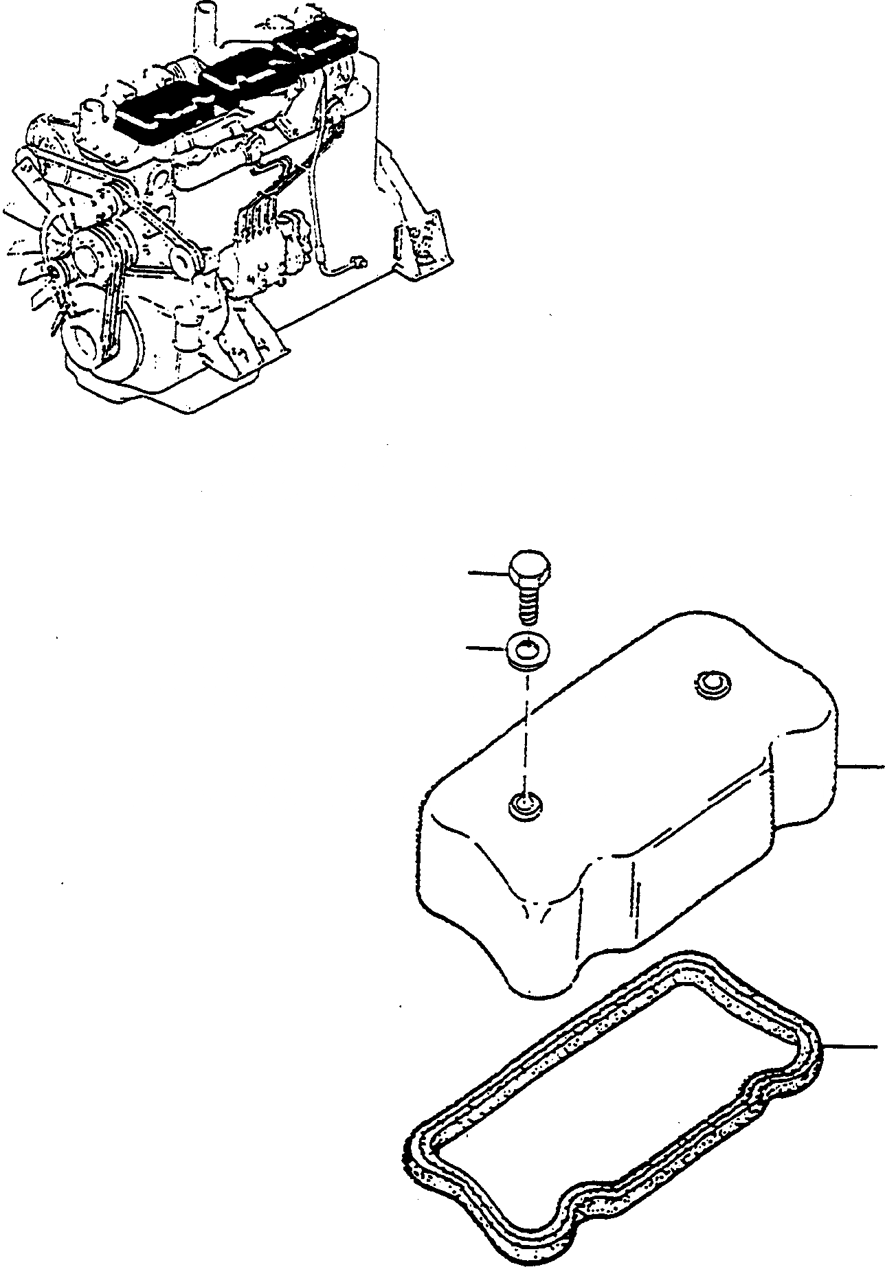 Схема запчастей Komatsu D600D Super - ГОЛОВКА ЦИЛИНДРОВ COVER, ATTACHING ЧАСТИ ДВИГАТЕЛЬ, АКСЕССУАРЫ И ЭЛЕКТРИЧ. СИСТЕМА