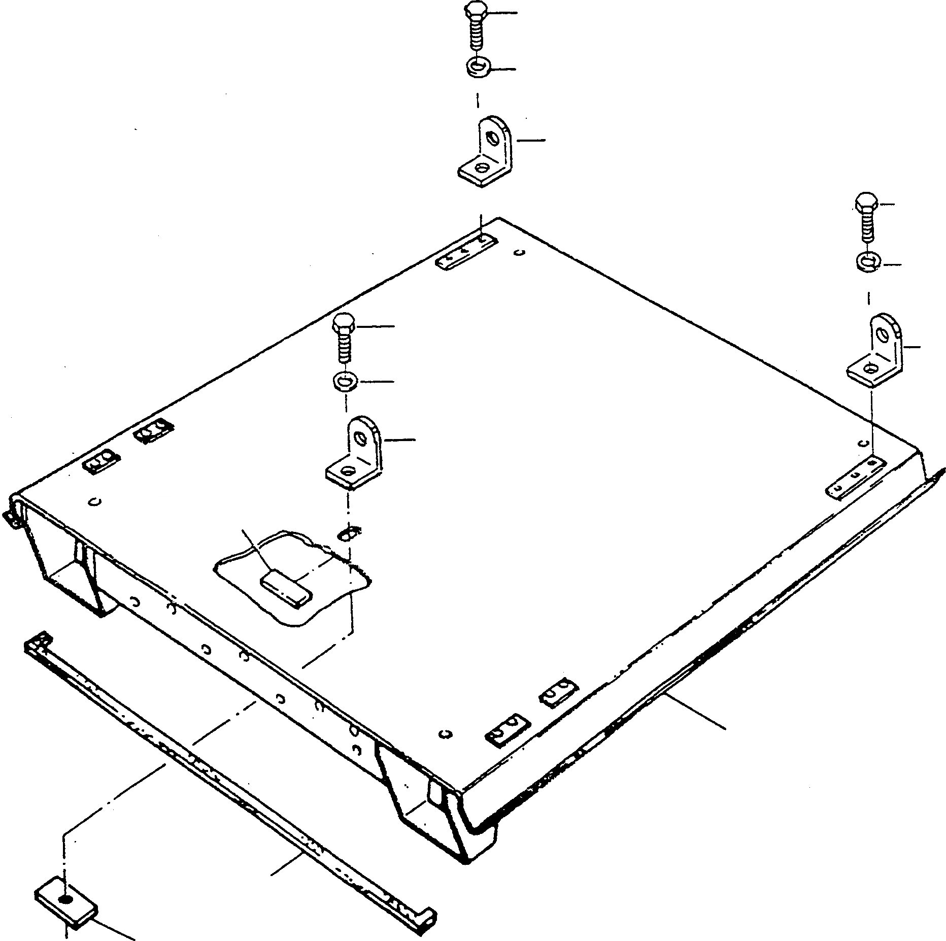 Схема запчастей Komatsu D600D Super - БЕЗОПАСН. КАБИНА, КРЫША ШАССИ И SUPERSTRUCTURE