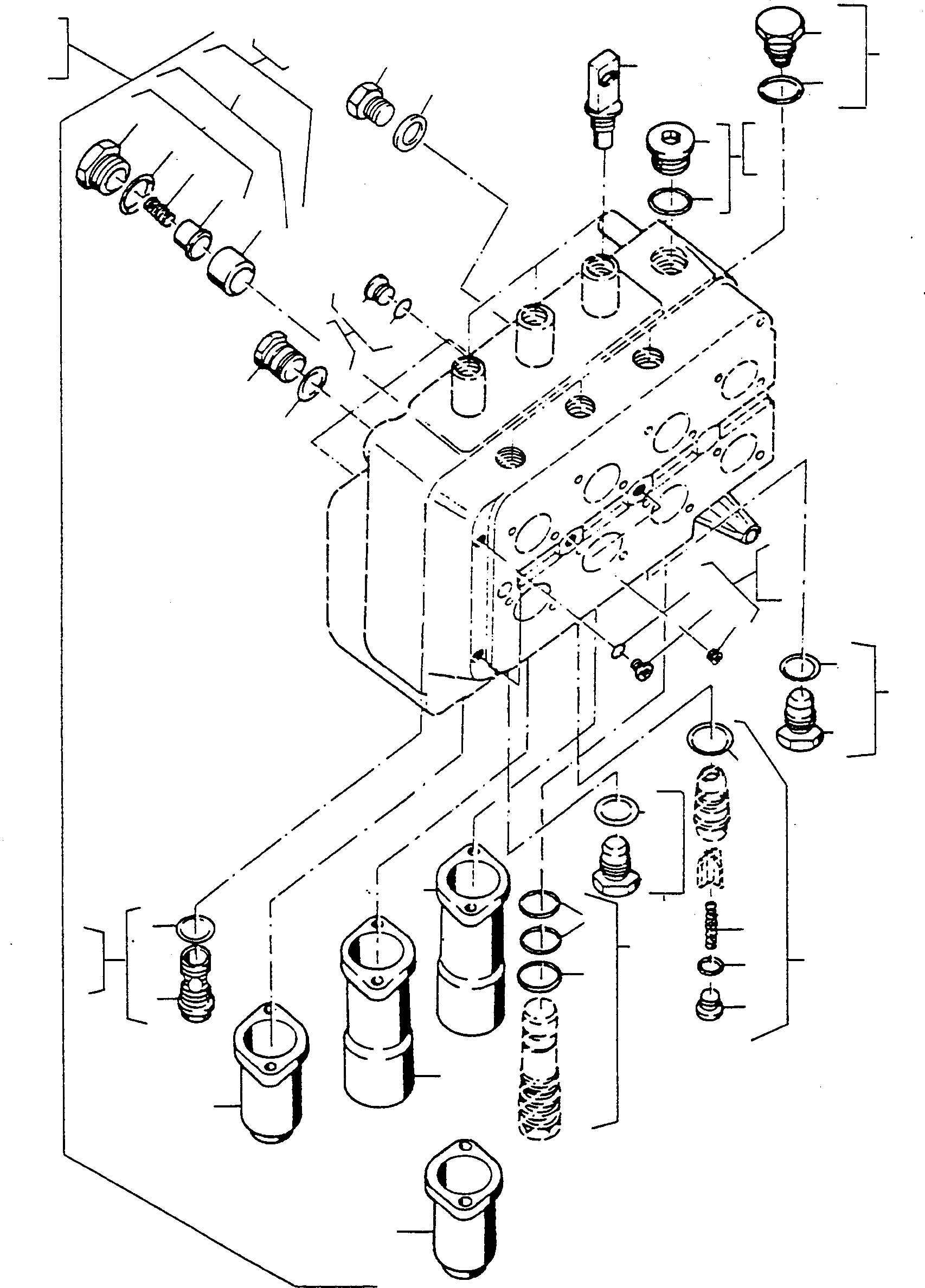 Схема запчастей Komatsu D600D Super - УПРАВЛЯЮЩ. КЛАПАН УПРАВЛЯЮЩ. КЛАПАН
