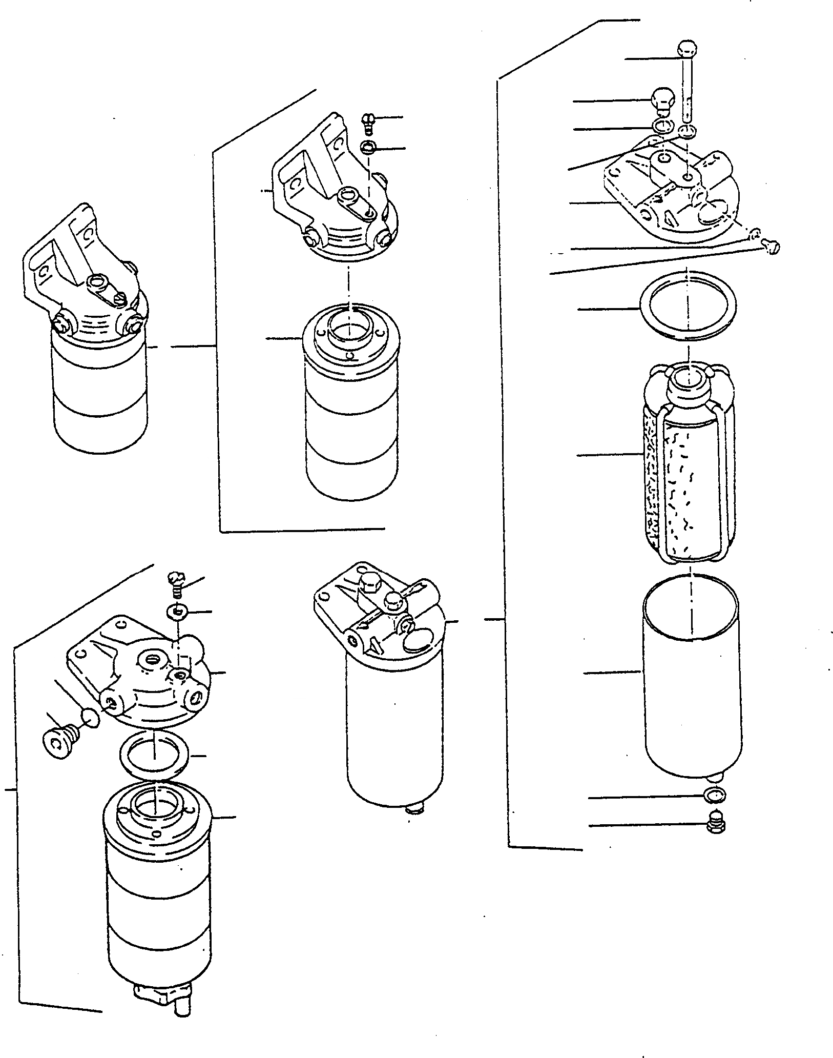 Схема запчастей Komatsu D600D Super - ТОПЛИВН. ФИЛЬТР. ДВИГАТЕЛЬ, АКСЕССУАРЫ И ЭЛЕКТРИЧ. СИСТЕМА
