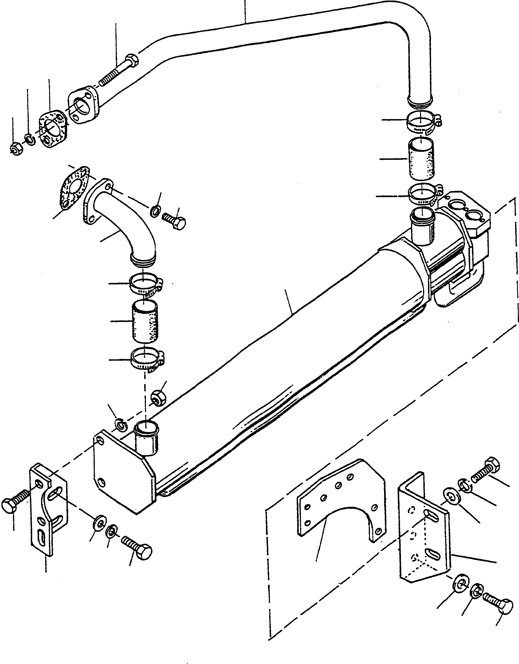 Схема запчастей Komatsu D600D Super - CONVERTER МАСЛ. ОХЛАЖД-Е ДВИГАТЕЛЬ, АКСЕССУАРЫ И ЭЛЕКТРИЧ. СИСТЕМА
