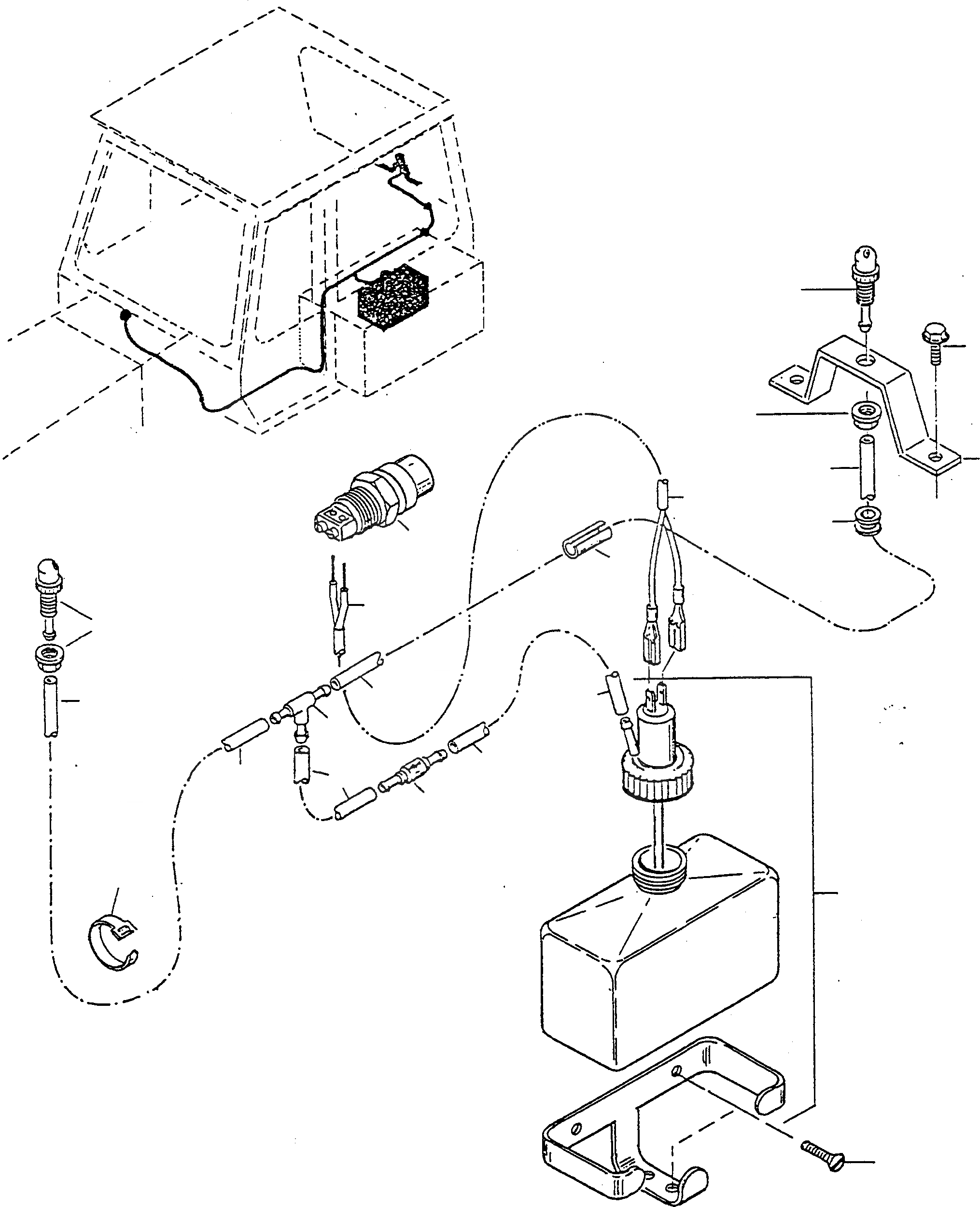Схема запчастей Komatsu D600D Super - WINDЗАЩИТН.-ДВОРНИКИ-ОМЫВАТЕЛЬ СИСТЕМА ДВИГАТЕЛЬ, АКСЕССУАРЫ И ЭЛЕКТРИЧ. СИСТЕМА