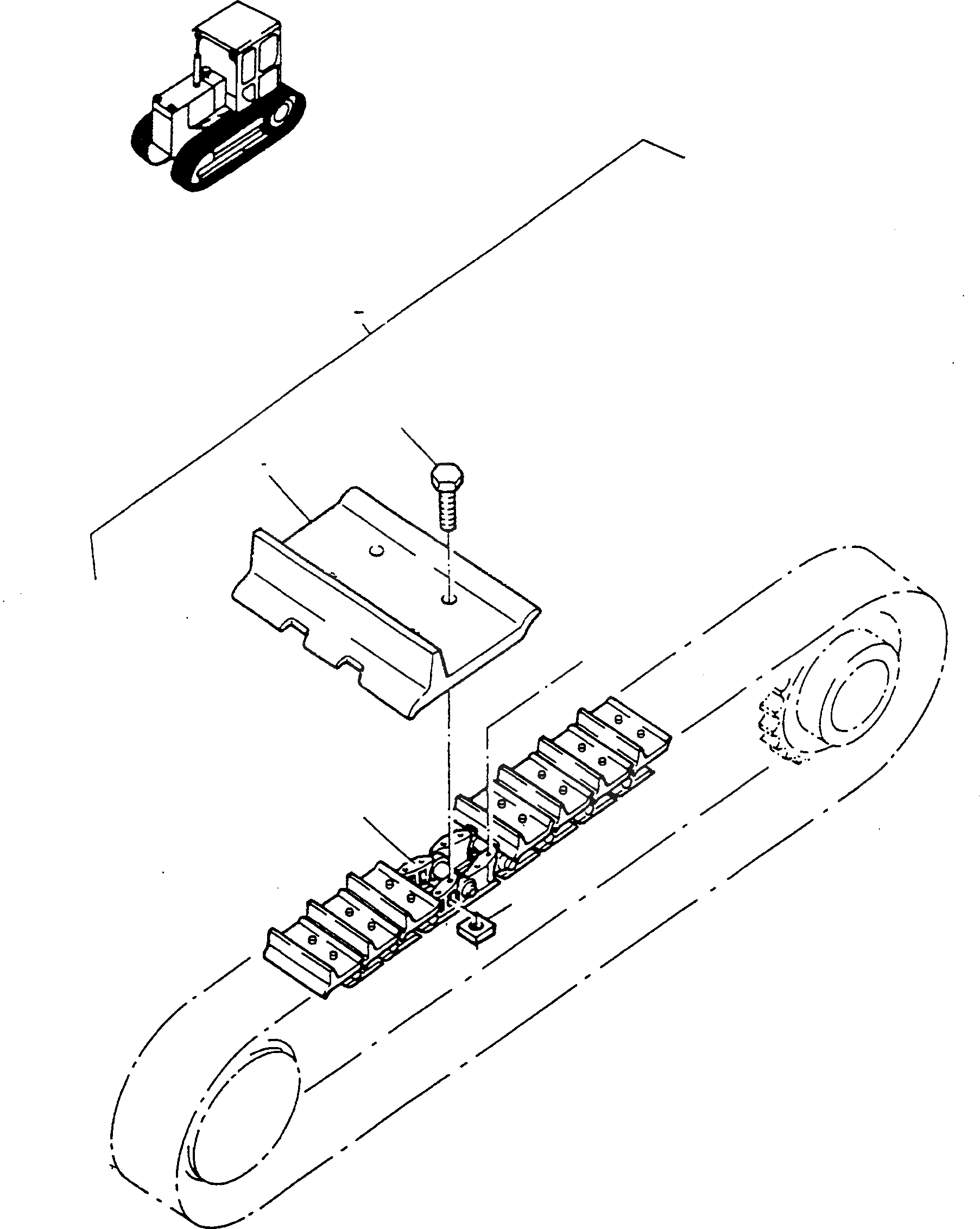 Схема запчастей Komatsu D600D Super - ЦЕПЬ, УПЛОТНЕНИЕED С ПАЛЕЦ ТРАНСМИССИЯ И ЗАДН. МОСТ