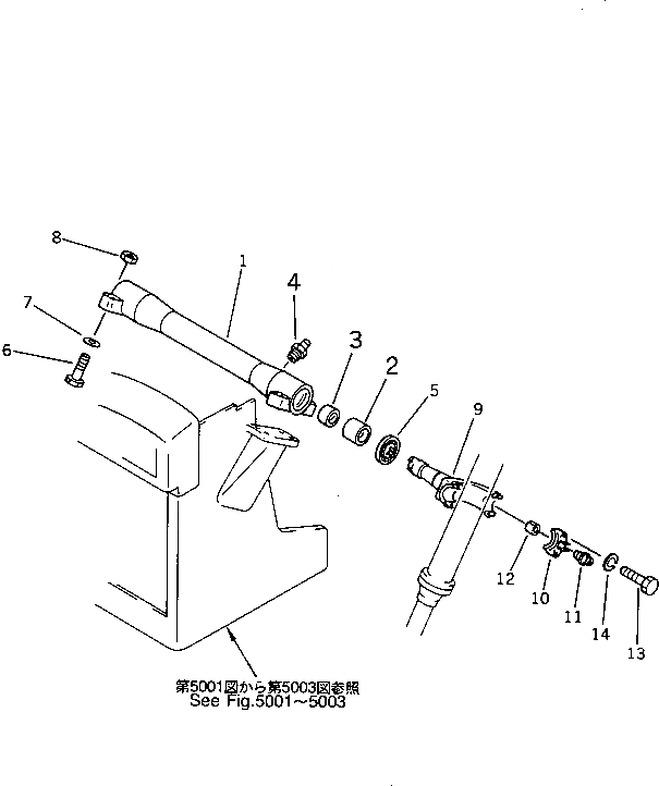 Схема запчастей Komatsu D60A-11 - ЦИЛИНДР ПОДЪЕМА ОТВАЛА СУППОРТ УПРАВЛ-Е РАБОЧИМ ОБОРУДОВАНИЕМ