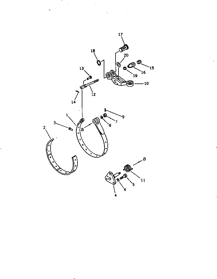 Схема запчастей Komatsu D60F-8A - INERTIA ТОРМОЗ. ОСНОВН. МУФТА И ТРАНСМИССИЯ