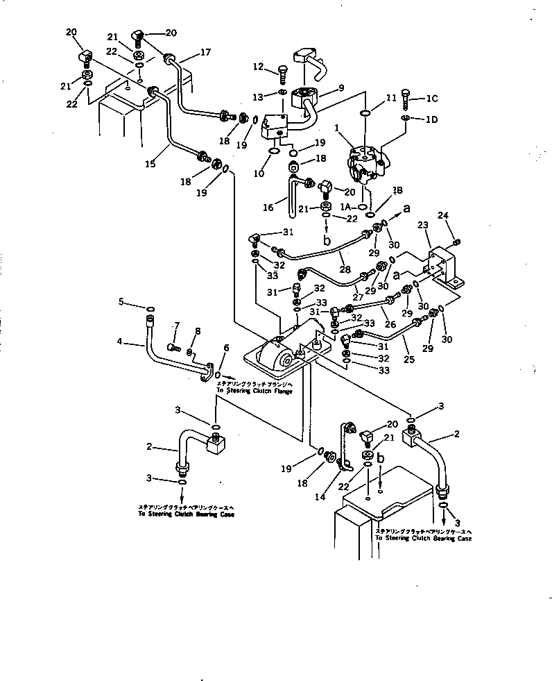 Схема запчастей Komatsu D60F-8A - УПРАВЛ-Е И РАЗГРУЗ. КЛАПАН PIPNG СИСТЕМАУПРАВЛЕНИЯ ПОВОРОТОМ И КОНЕЧНАЯ ПЕРЕДАЧА