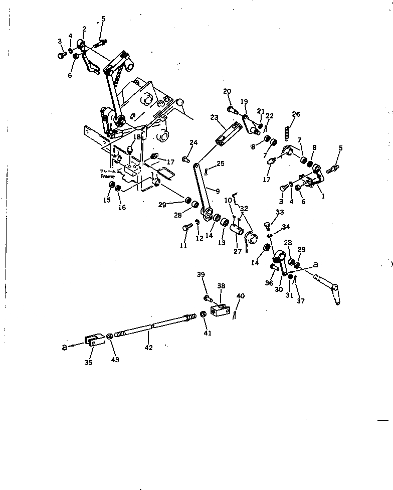 Схема запчастей Komatsu D60F-8 - ПЕДАЛЬ ТОРМОЗА СИСТЕМАУПРАВЛЕНИЯ ПОВОРОТОМ И КОНЕЧНАЯ ПЕРЕДАЧА