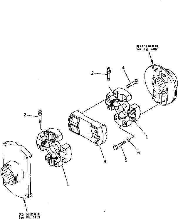 Схема запчастей Komatsu D60P-11D - КРЕСТОВИНА ОСНОВН. МУФТА¤ ГТР CONVERTOR¤ T/M¤ РУЛЕВ. УПРАВЛЕНИЕ И КОНЕЧНАЯ ПЕРЕДАЧА